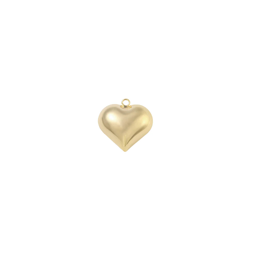 Gold Belle Heart Charm