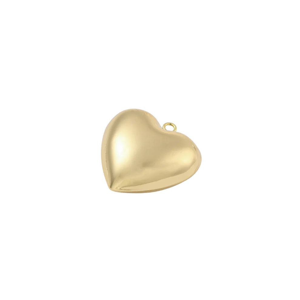 Gold Embrace Heart Charm