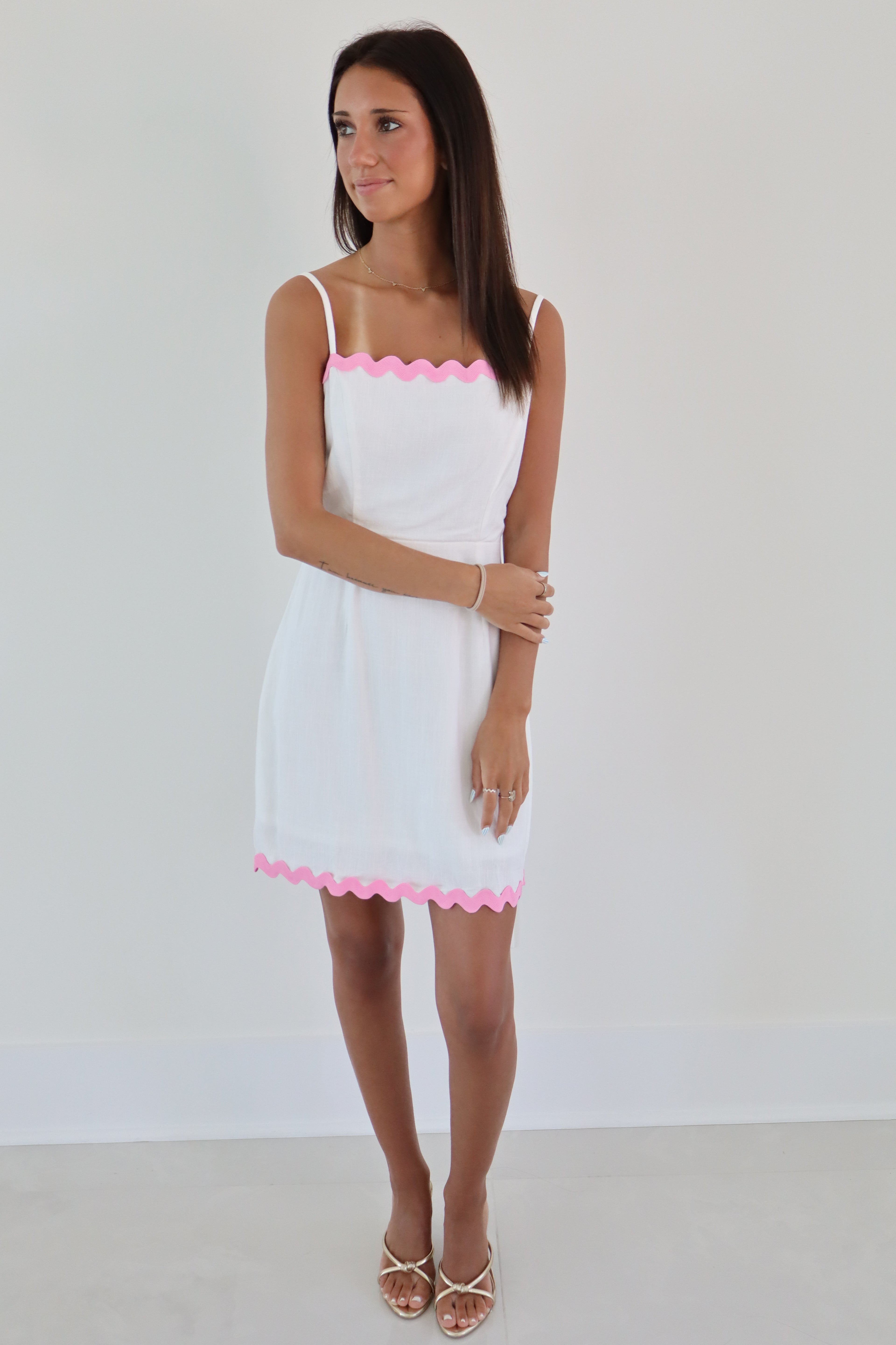 Wave Linen Dress