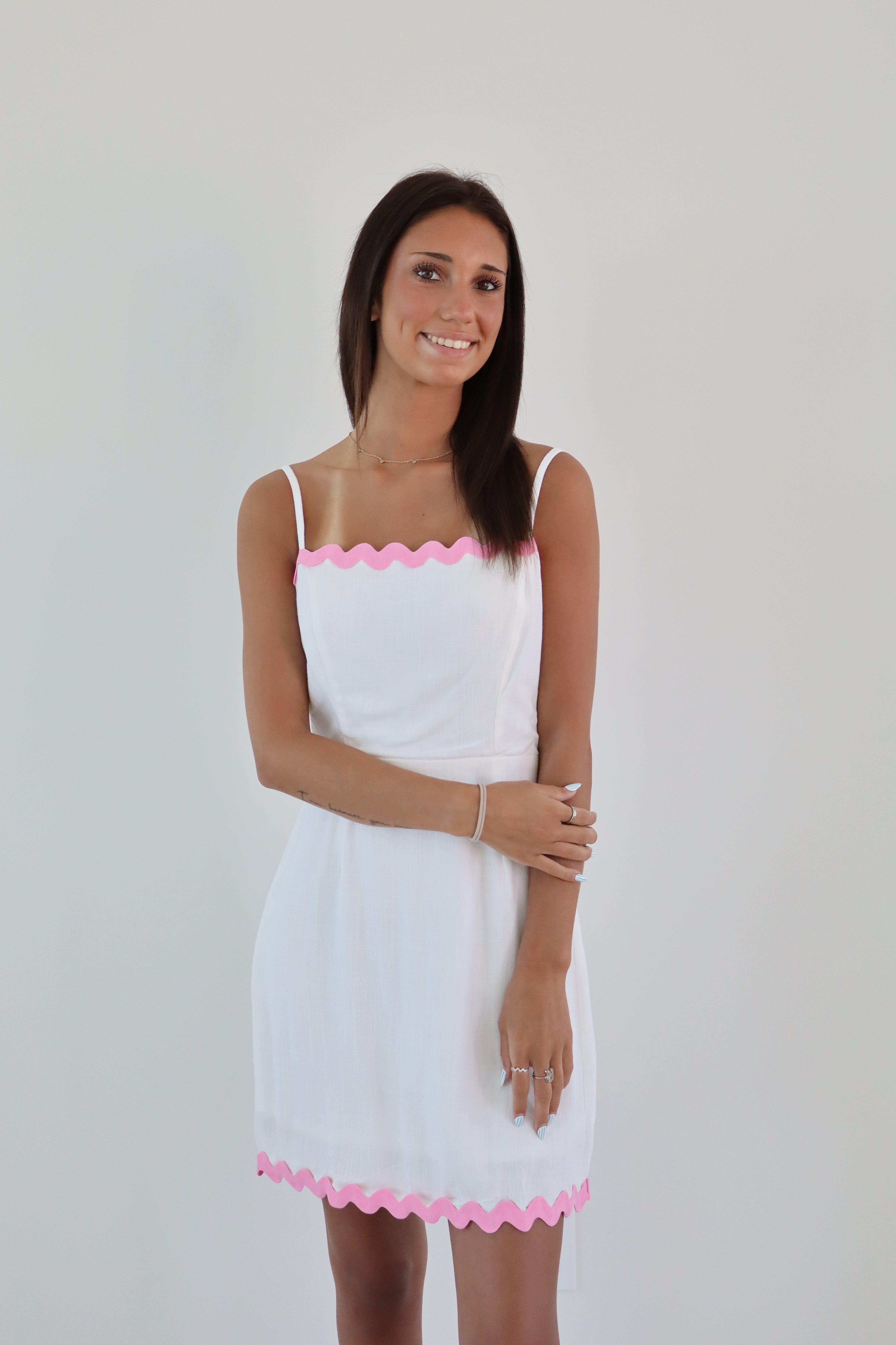 Wave Linen Dress