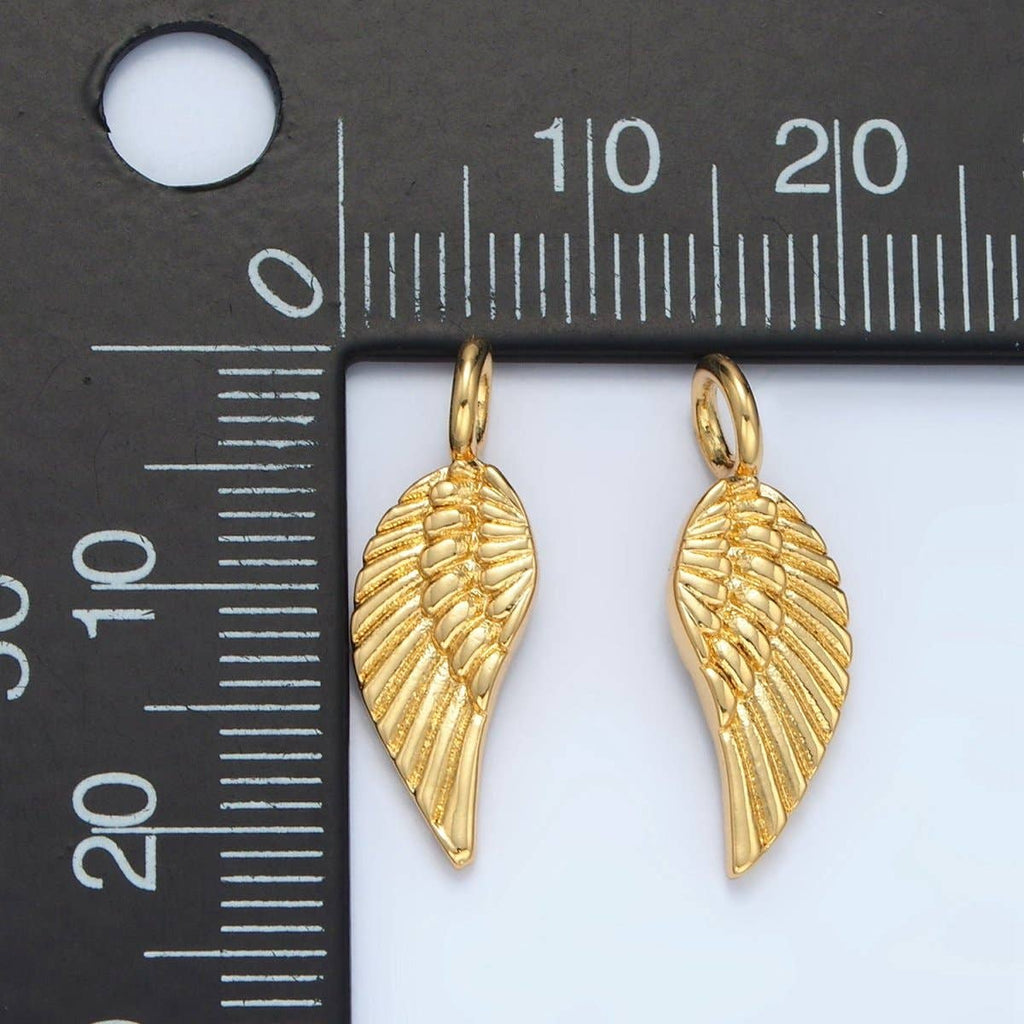 14K Gold Filled Angel Wings Charm