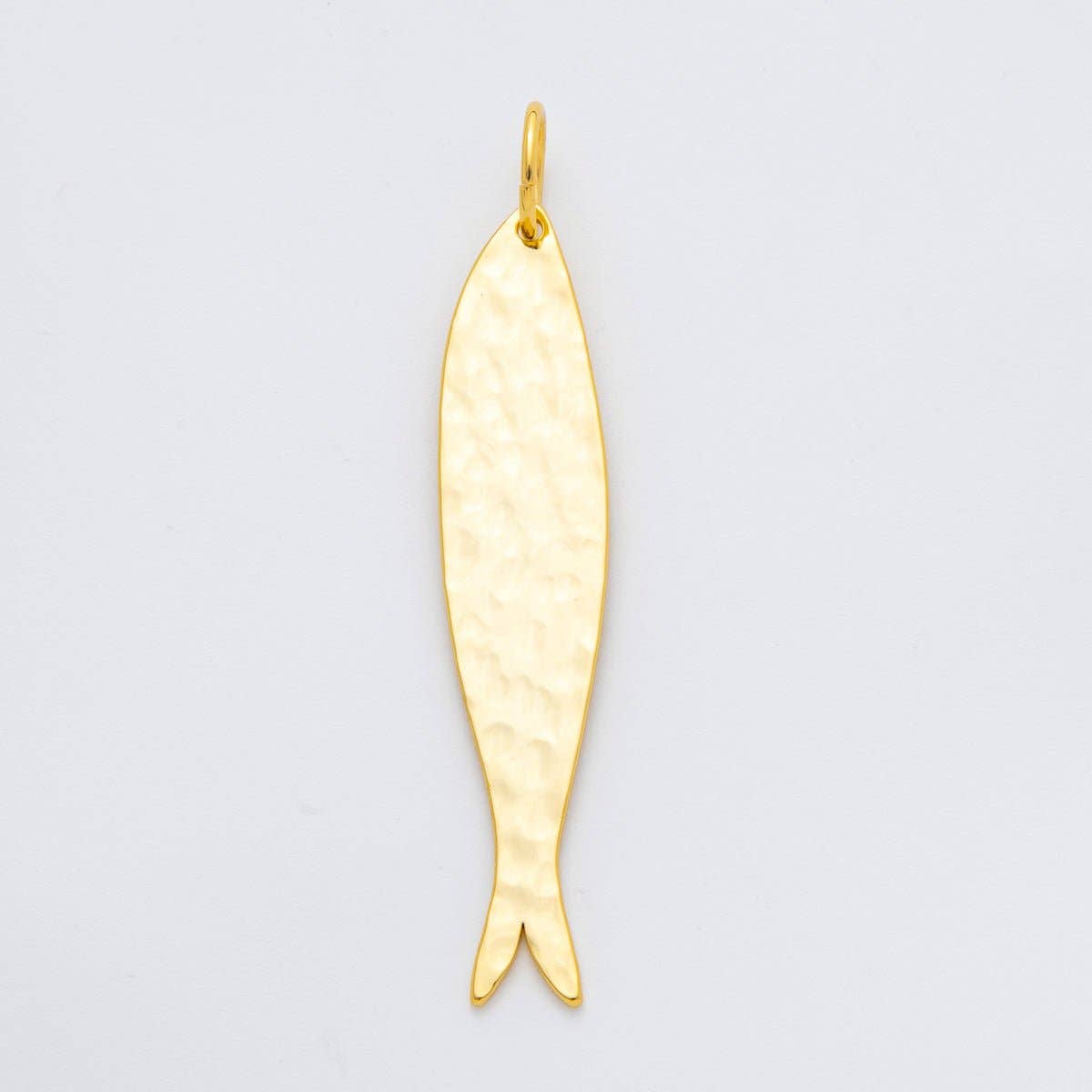 18K Gold Filled Sardine Fish Charm