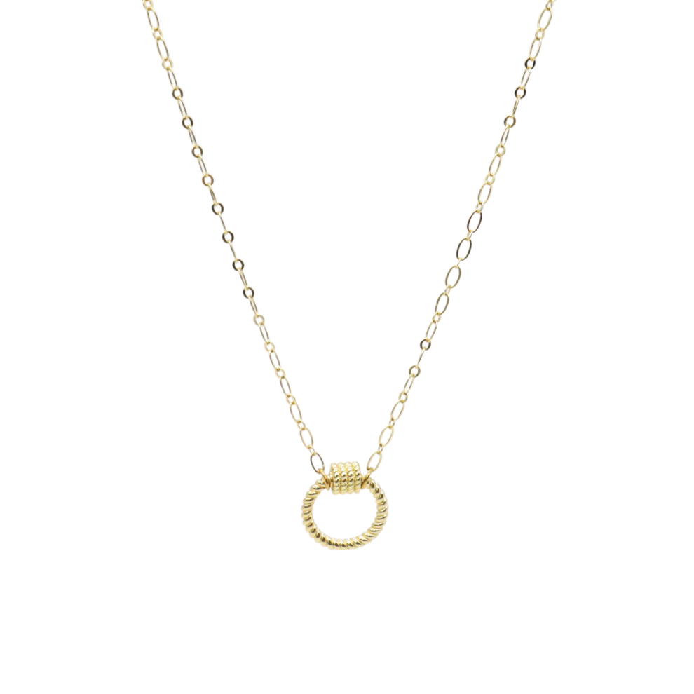 Christie Necklace Round Bella Carabiner 20”