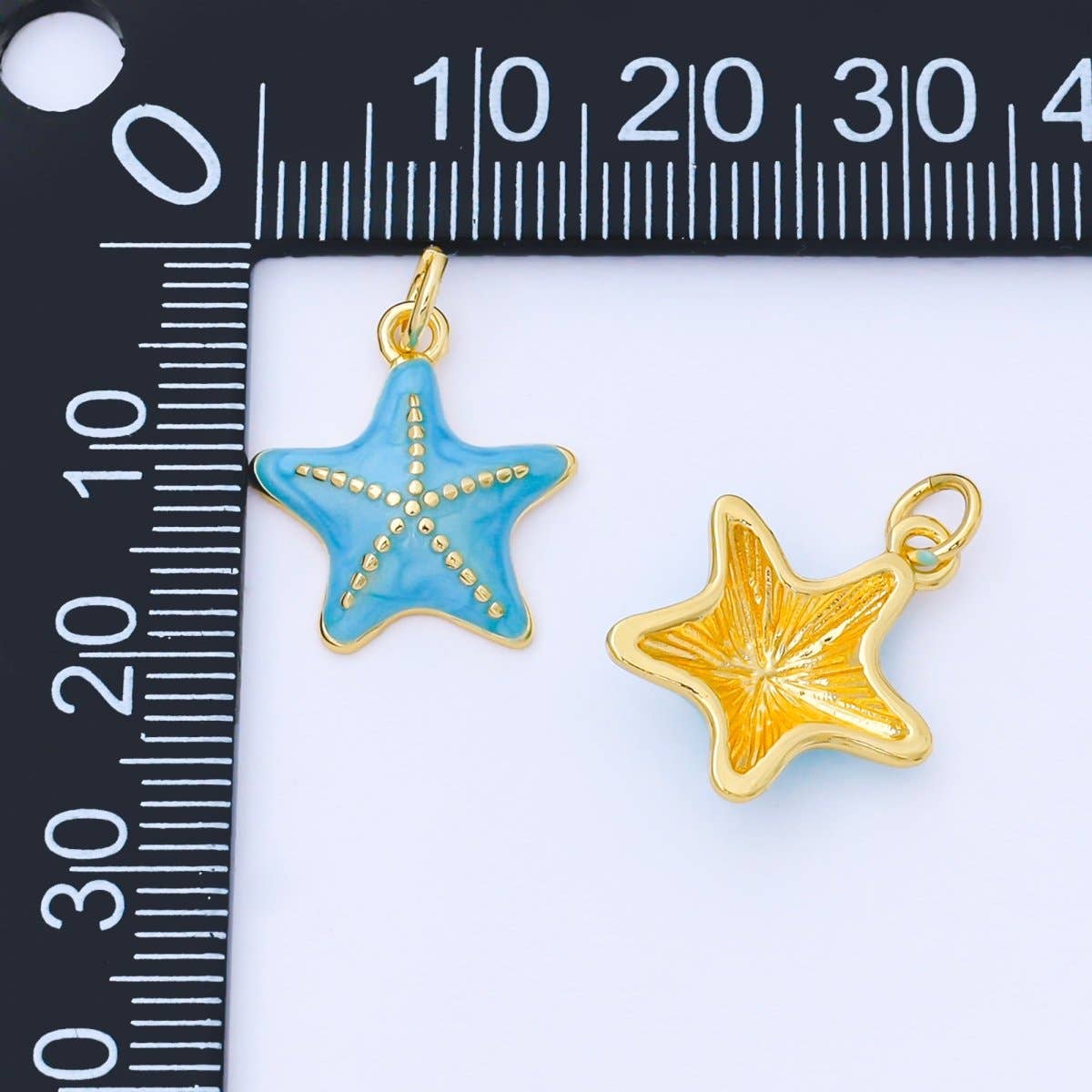 24K Gold Filled Starfish Charm