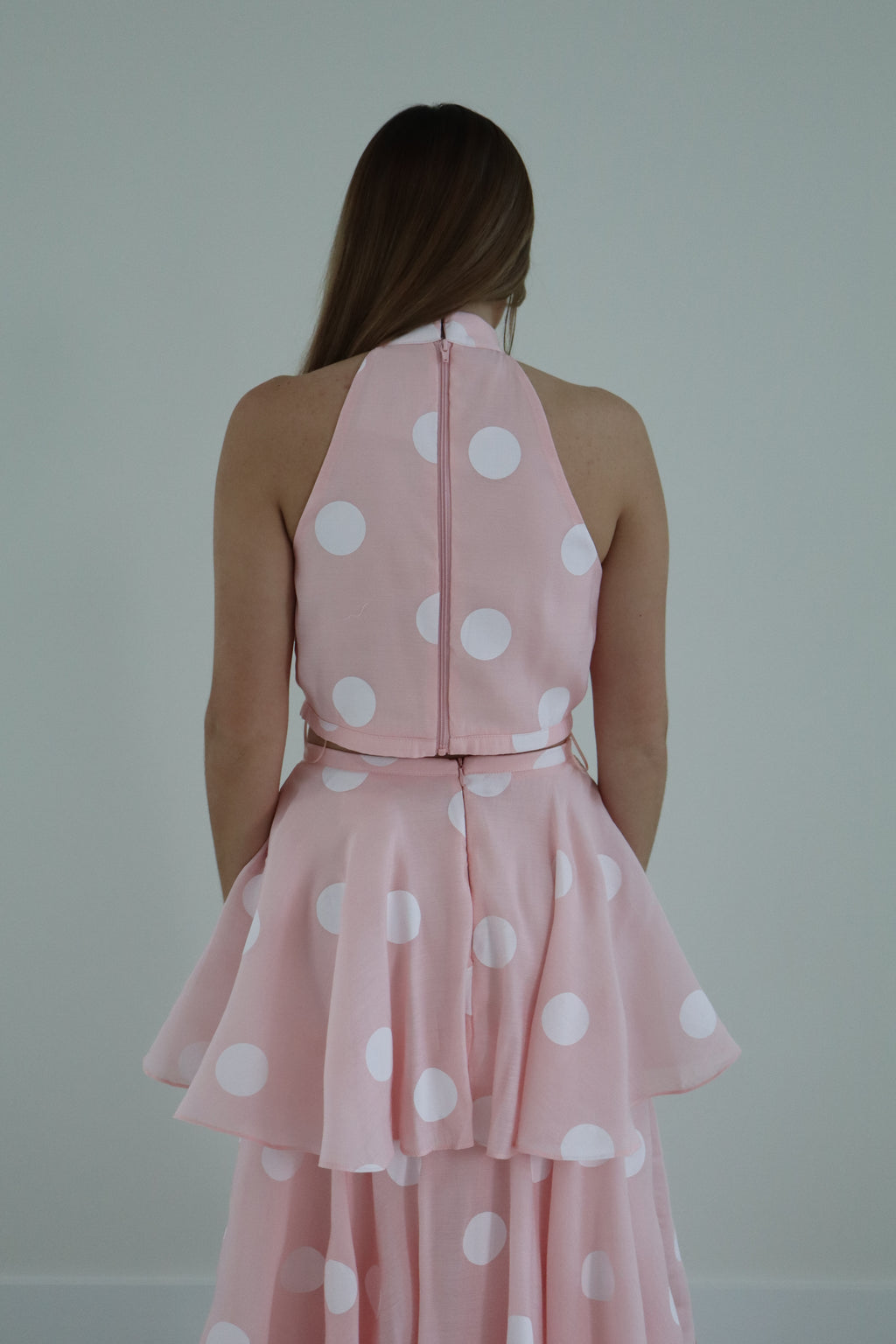 Pink Polka Dot Set