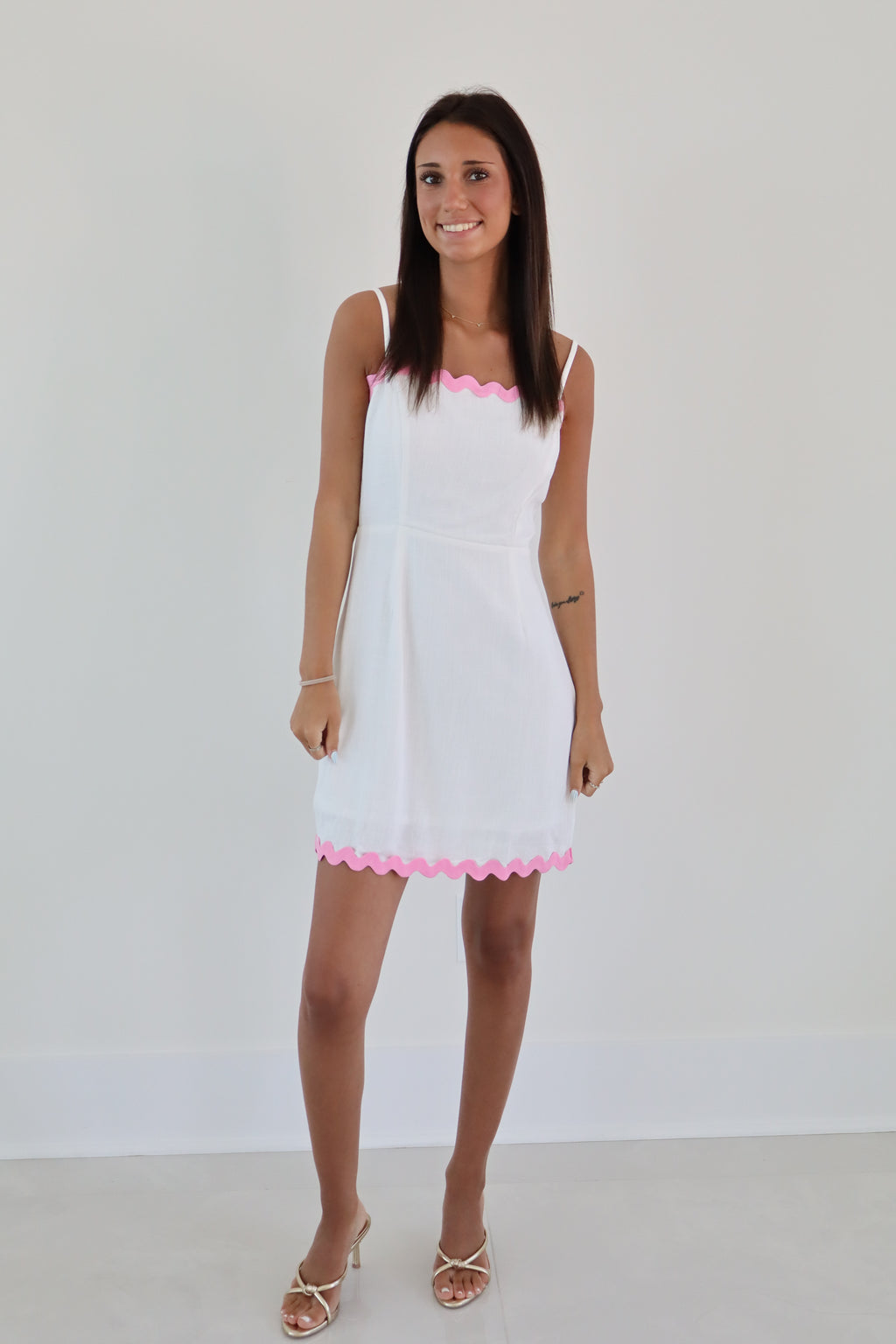 Wave Linen Dress