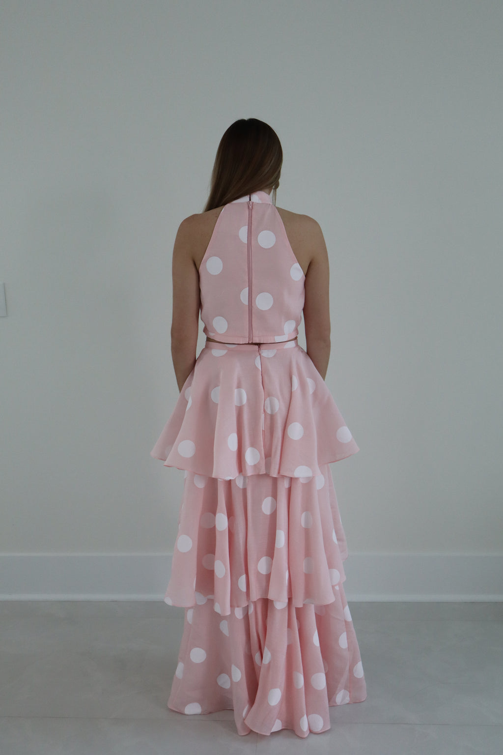 Pink Polka Dot Set