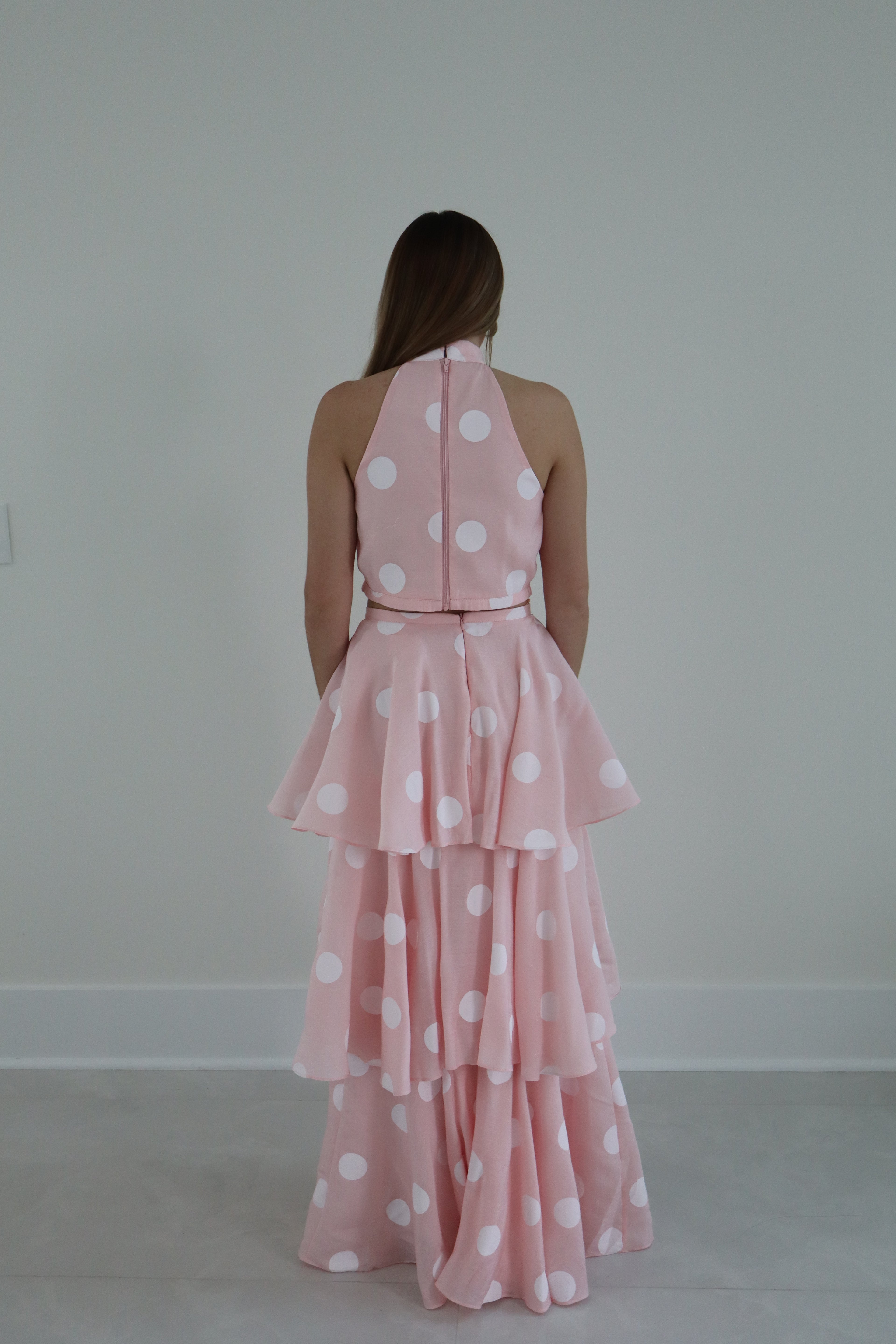 Pink Polka Dot Set
