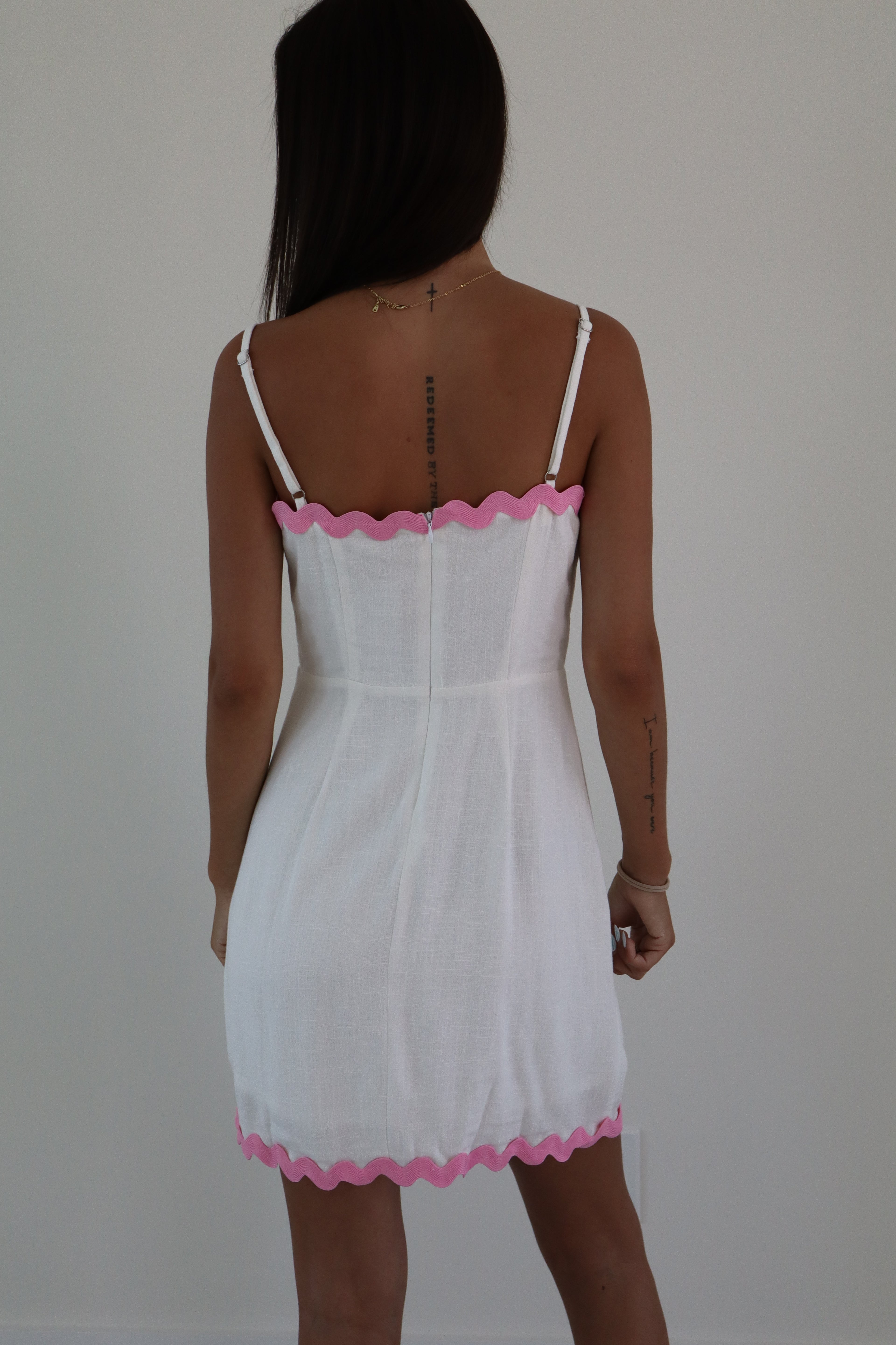 Wave Linen Dress