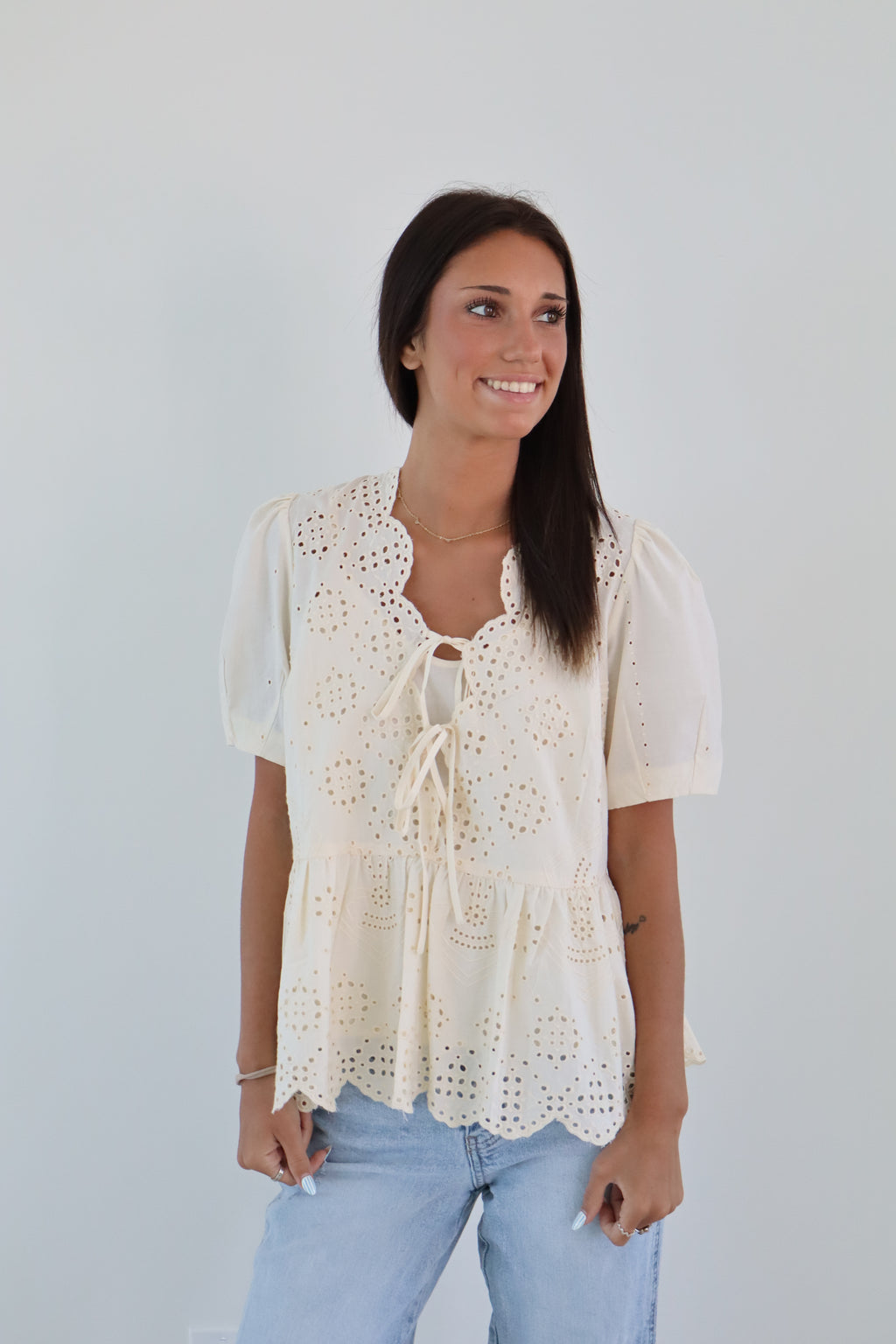 Eyelet Blouse
