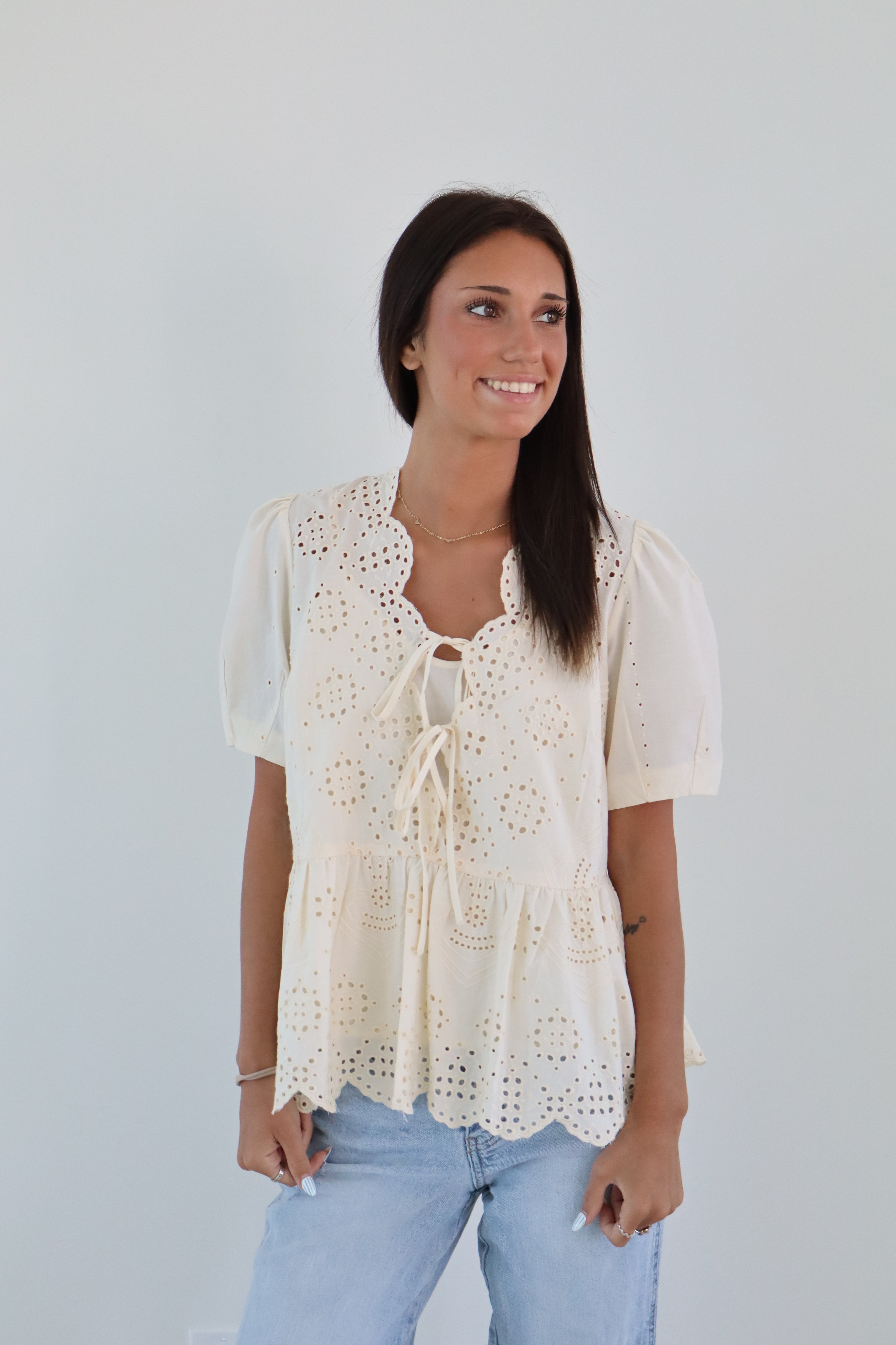 Eyelet Blouse