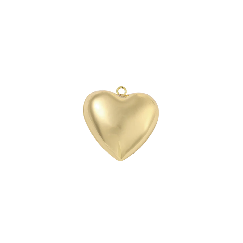 Gold Embrace Heart Charm