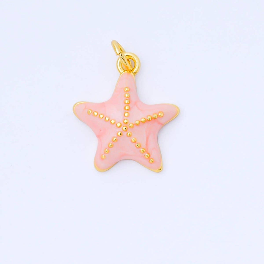 24K Gold Filled Starfish Charm